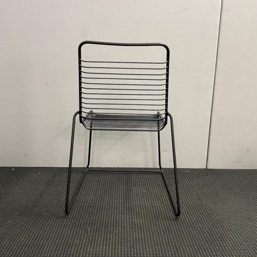 Black Metal Wire Stackable Chair - SOLD - Image 5