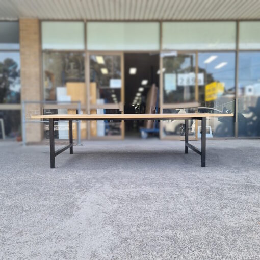 Meeting Table Solid Wood  2800 x 1300 - SOLD - Image 3