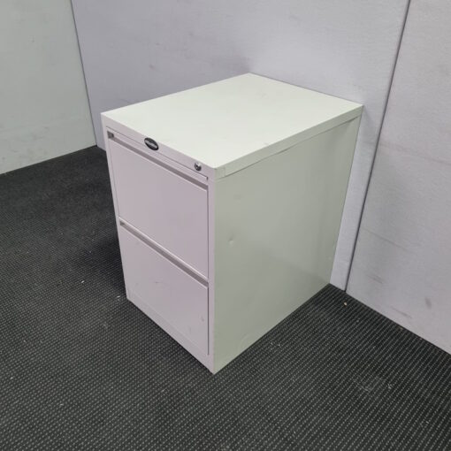 2 Drawer Filing Cabinet OfficeMax - SOLD - Image 3