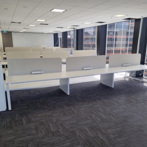 6/8 Person Desks with Partitions - 1 available - Image 3