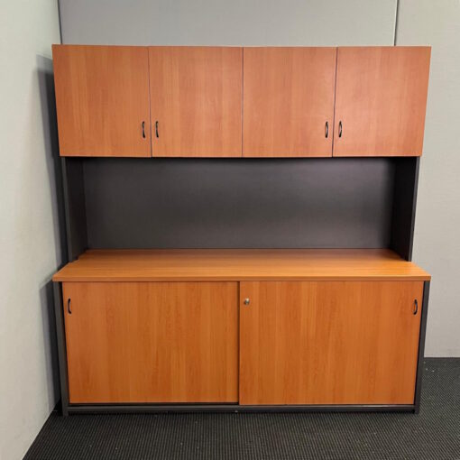Credenza with Hutch - 1800W x 1800H x 550D - SOLD