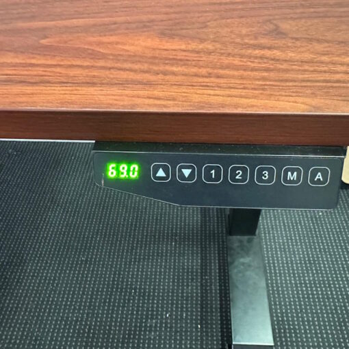 Electric Height Adjustable Desk with Castors 1400 x 700 - SOLD - Image 3