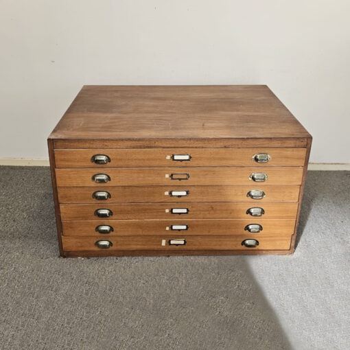 Wooden Plan Drawer Cabinet - 6 drawers - SOLD