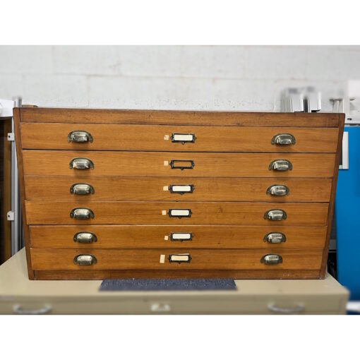Wooden Plan Drawer Cabinet - 6 drawers - SOLD - Image 2