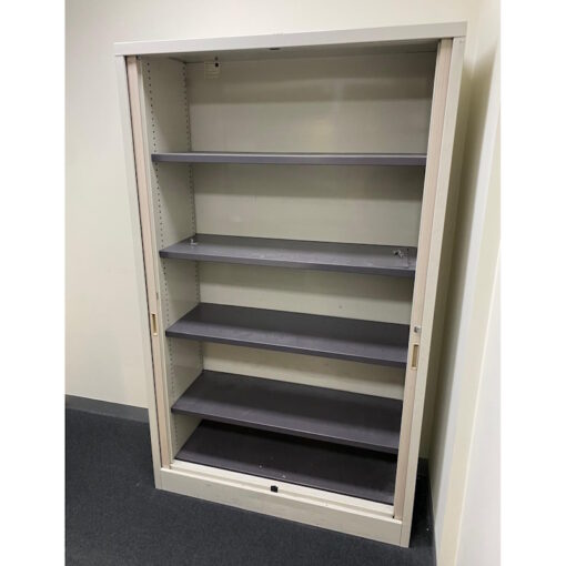 Tambour Door Cabinet - 1200W x 1980H x 460D - SOLD - Image 2