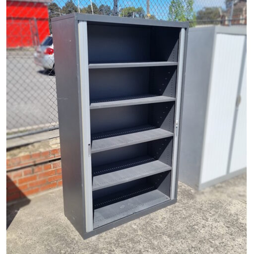 Tambour Door Cabinet - 1200W x 1980H x 500D - SOLD - Image 4