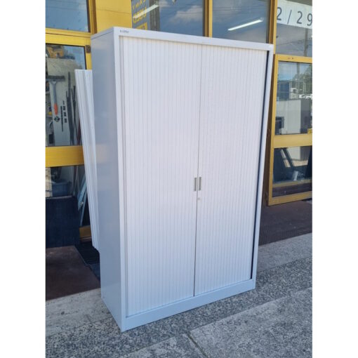 Tambour Door Cabinet Brownbuilt - 1200W x 1980H x 475D - SOLD - Image 2