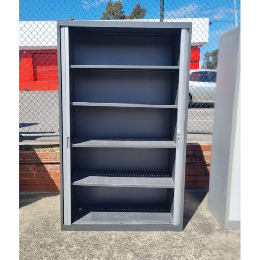 Tambour Door Cabinet - 1200W x 1980H x 500D - SOLD - Image 3