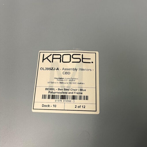 Bee Sled Chair by Krost - SOLD - Image 6