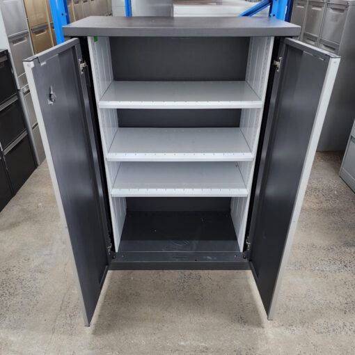 Stationery Cabinet with Receding Doors by Bosco – 900W x 1300H - SOLD - Image 4