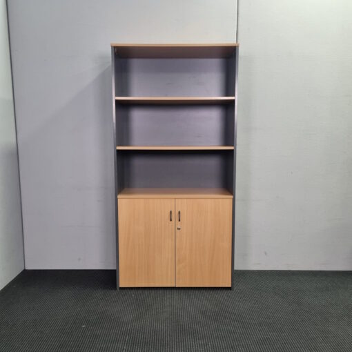 Bookcase with Cupboard - SOLD