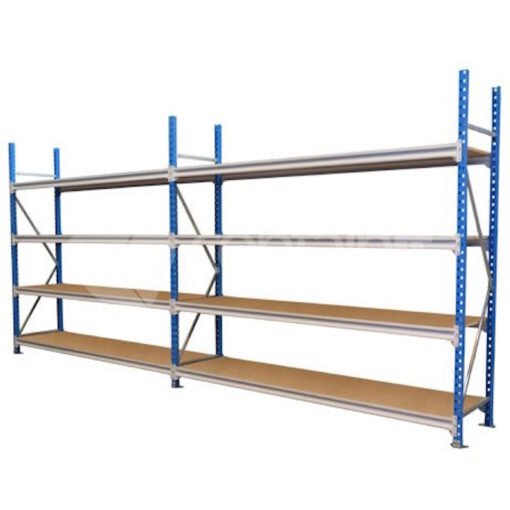 Warehouse Racking Unit / Storage System 2 Bays - 4800 x 600 x 2400H - SOLD