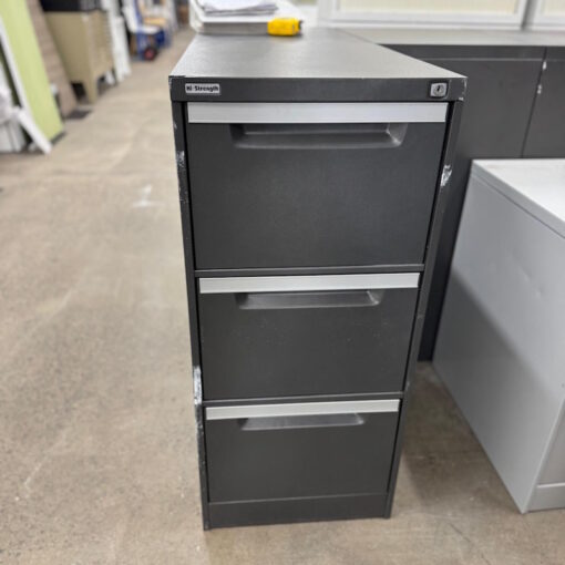 3 Drawer Filing Cabinet Hi-Strength - 1 available
