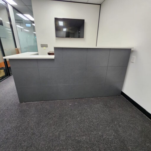 Reception Desk 2400mm wide - 1 available - Image 3