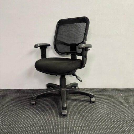 Black Mesh Office Chair - SOLD - Image 2