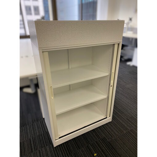 Tambour Door Cabinet with Planter Box - 900W x 1390H x 480D - 2 available - Image 2