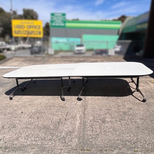 Flip Top Meeting Table Set - 4200mm x 1800mm - 1 available - Image 2