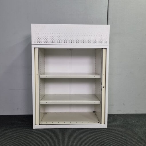 Tambour Door Cabinet with Planter Box - 900W x 1240H x 460D - 2 available - Image 4