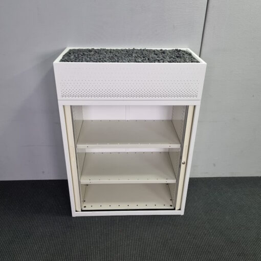 Tambour Door Cabinet with Planter Box - 900W x 1240H x 460D - 2 available - Image 5