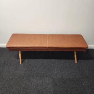 Leather Bench Seat - 1 available