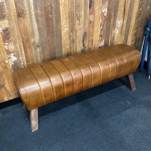 Leather Bench Seat - SOLD