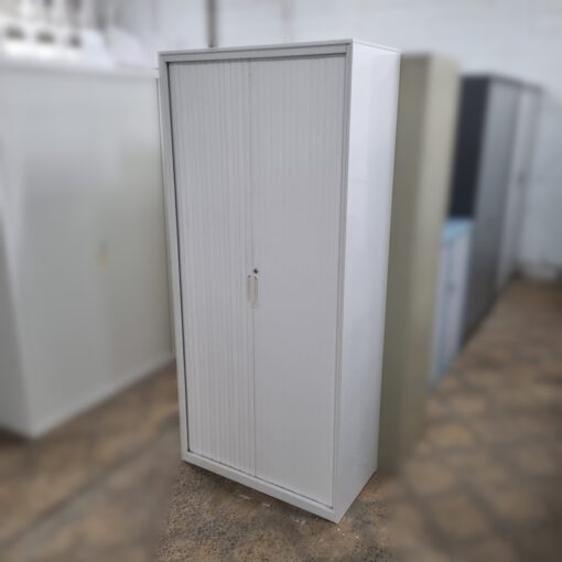 Tambour Door Cabinet – 900W x 1980H x 460D - SOLD - Image 2