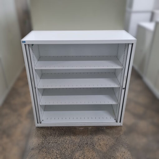 Tambour Door Cabinet - 1200W x 1200H x 480D - SOLD - Image 5