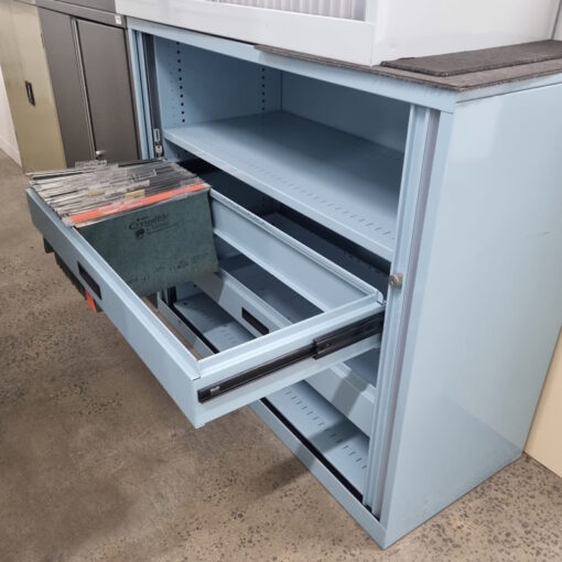Tambour Door Cabinet - 1200W x 1000H x 500D - 1 available - Image 3