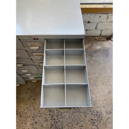 Vintage Steel Storage / Tool Cabinet 21 Drawers - 20 available - Image 6
