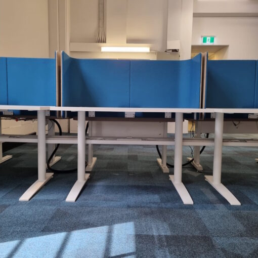 Straight Desk with Desk Screen Partition - 1200 x 800 - 1 available - Image 3