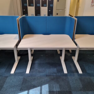 Straight Desk with Desk Screen Partition - 1200 x 800 - 1 available