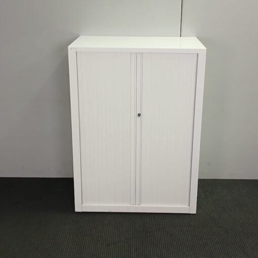 Tambour Door Cabinet Schiavello - 910W x 1200H x 510D - SOLD - Image 2