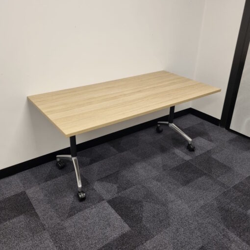 Flip Top Meeting Table - 1600 x 800 - SOLD - Image 3