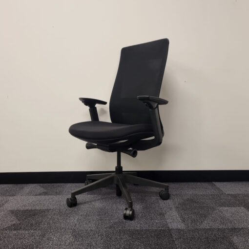 Black Mesh Back Task Chair - 50 available - Image 2