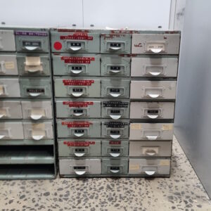 Vintage Steel Storage / Tool Cabinet 21 Drawers - 1 available