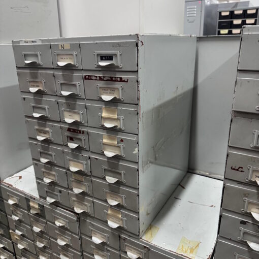 Vintage Steel Storage / Tool Cabinet 21 Drawers - 20 available - Image 4
