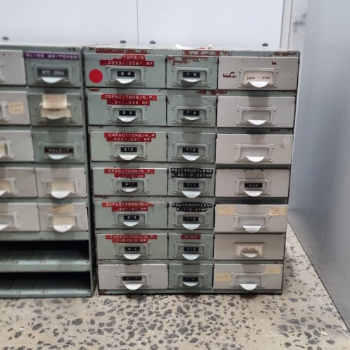 Vintage Steel Storage / Tool Cabinet 21 Drawers - SOLD