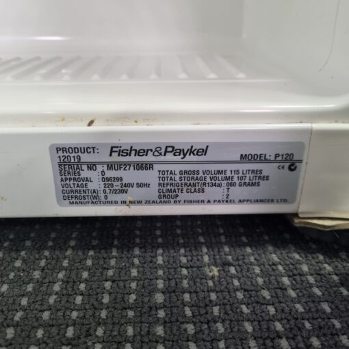 Fisher & Paykel P120 115L Bar Fridge - SOLD - Image 6