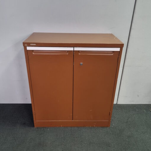 Stationery Cabinet 920W x 1000H x 460D Brownbuilt - SOLD - Image 2