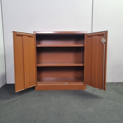 Stationery Cabinet 920W x 1000H x 460D Brownbuilt - SOLD - Image 4
