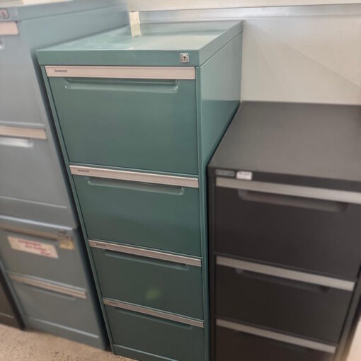 4 Drawer Filing Cabinet Brownbuilt - 1 available - Image 2