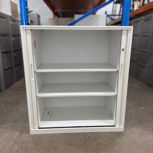 Tambour Door Cabinet – 900W x 975H x 450D - 1 available - Image 4