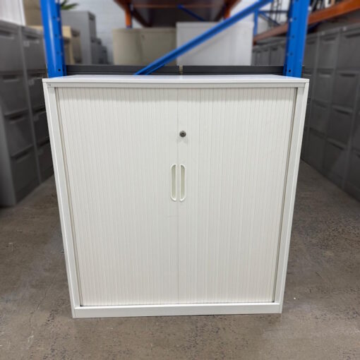Tambour Door Cabinet – 900W x 975H x 450D - 1 available - Image 2