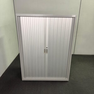 Tambour Door Cabinet - 900W x 1220H x 500D - 2 available