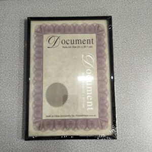 NEW A4 Black Wood Ready-Made Picture Frame - 12 available