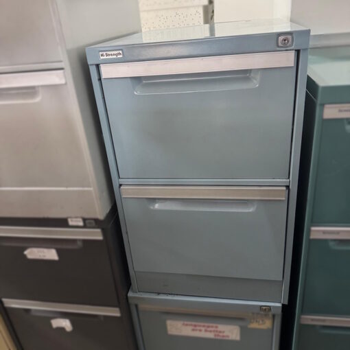2 Drawer Filing Cabinet Hi-Strength - 2 available - Image 2