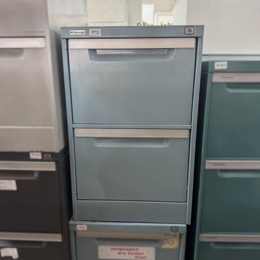 2 Drawer Filing Cabinet Hi-Strength - 2 available