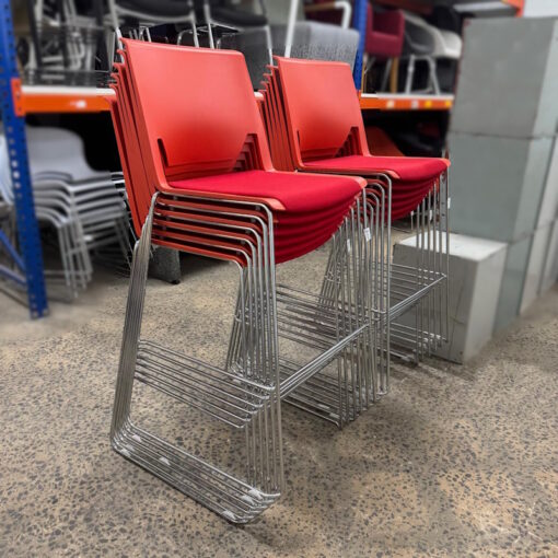 Haworth Very Wire Stackable Stool - 12 available - Image 2