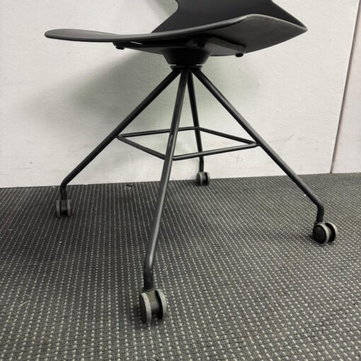 Konfurb Fly 4 Leg Swivel Visitor Chair with Castors - 10 available - Image 6