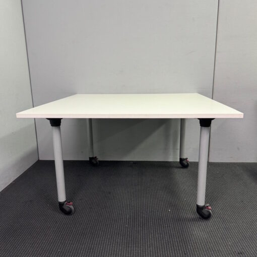 Square Table with Castors - 1200 x 1200 - 2 available - Image 3